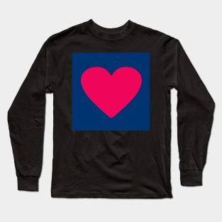 Corazón rosa Long Sleeve T-Shirt